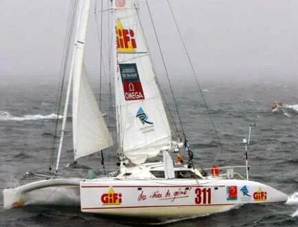 碳纤桅杆巡航竞赛双体帆船(风帆驱动)